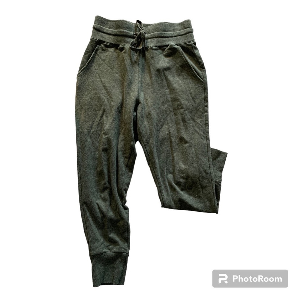 Zella XS Activewear Cropped Green Joggers